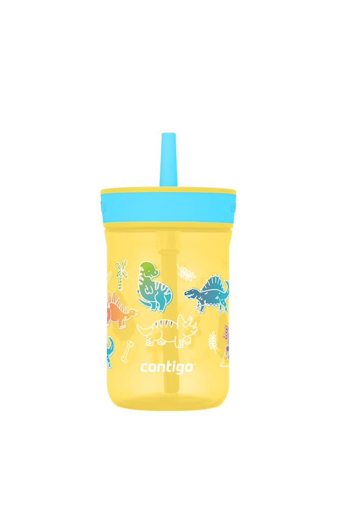 Kids’ Leighton Straw Tumbler with Spill-Proof Leak-Proof Lid, 14oz N1