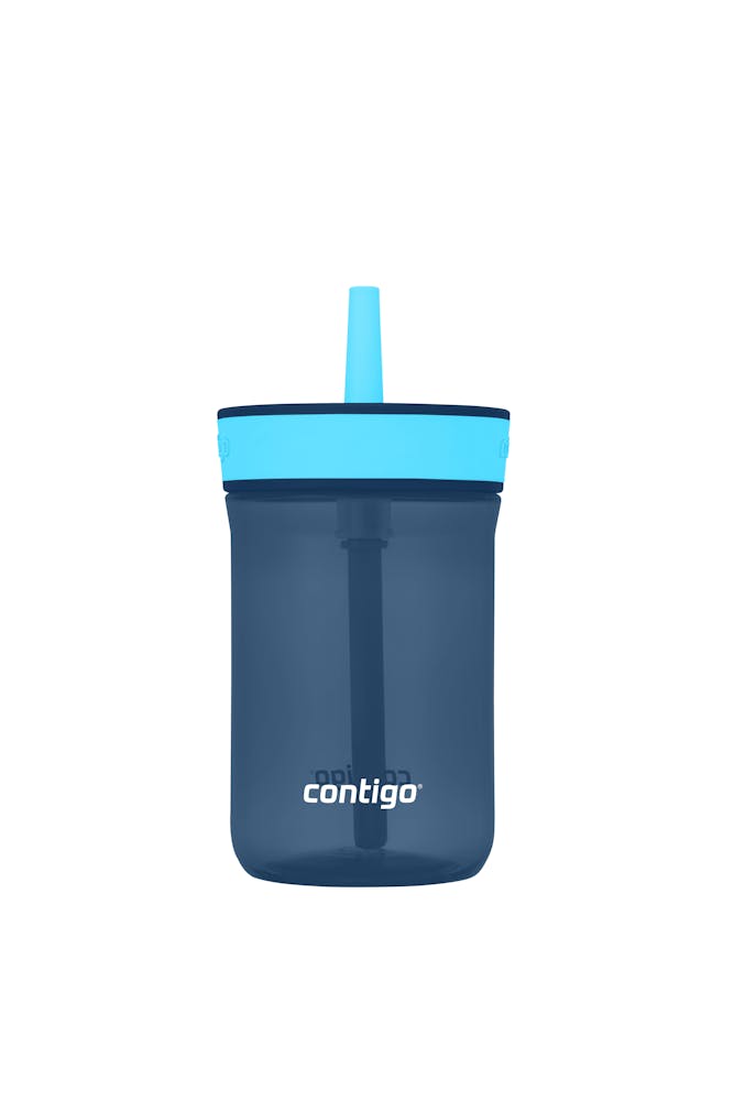 Kids’ Leighton Straw Tumbler with Spill-Proof Leak-Proof Lid, 14oz N1