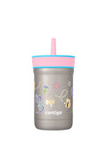 Kids Leighton Spill-Proof Stainless Steel Tumbler with Straw, 12oz X5